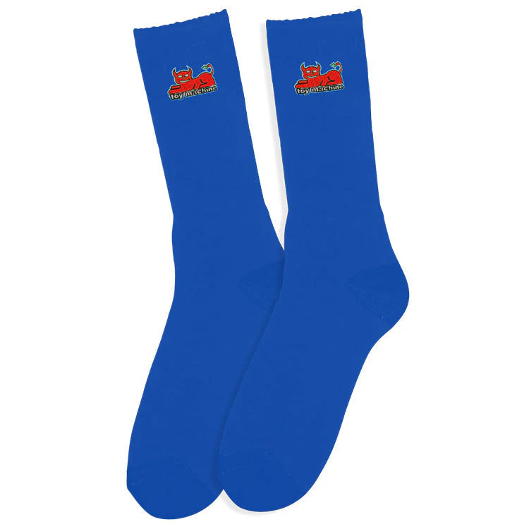 Toy Machine Devil Cat Socks - Blue