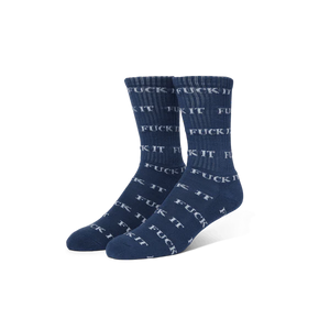 HUF Fuck It Sock - Blue