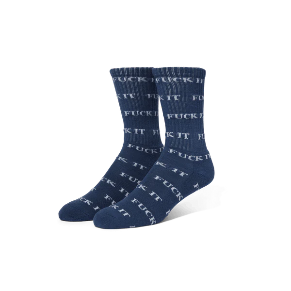 HUF Fuck It Sock - Blue