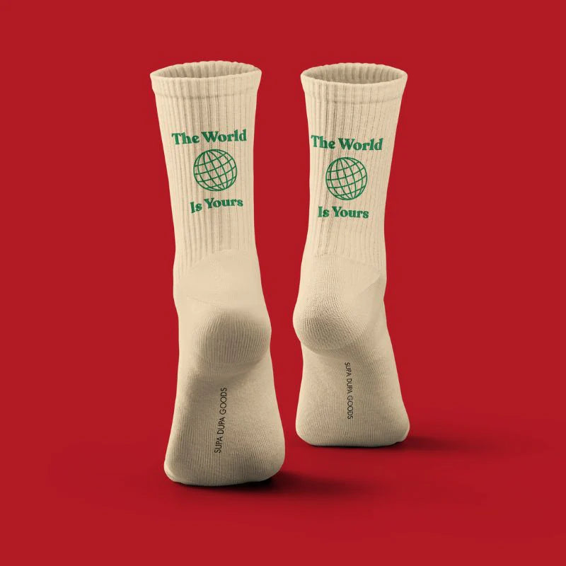 The World Is Yours Socks - Supa Dupa Goods