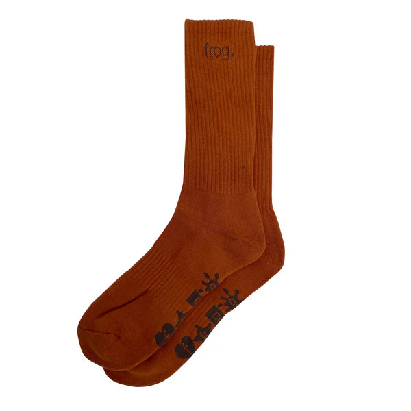 Frog Socks - Brown