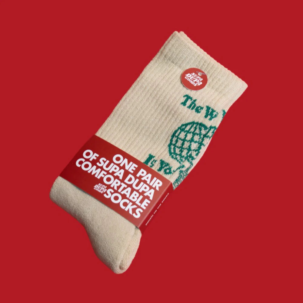 The World Is Yours Socks - Supa Dupa Goods