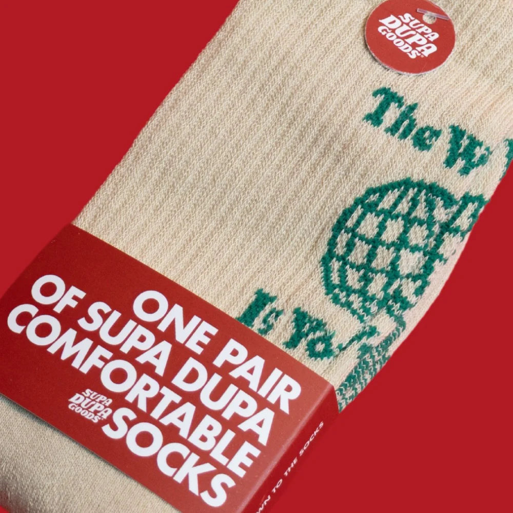 The World Is Yours Socks - Supa Dupa Goods