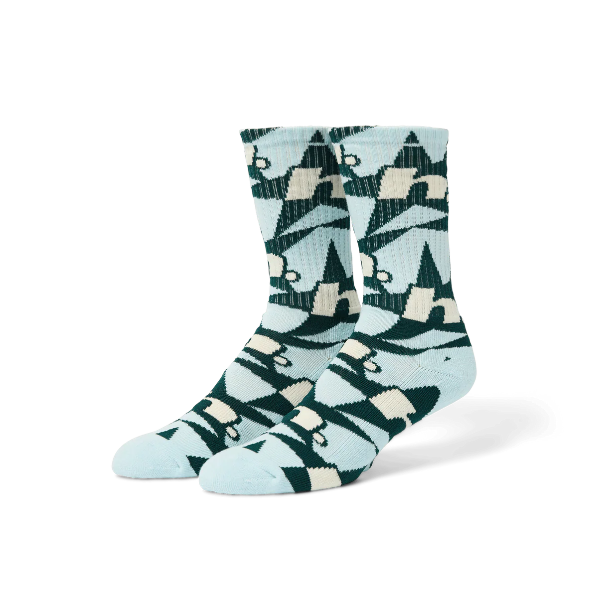 HUF H Star Repeat Sock (Ice Blue) - O/S