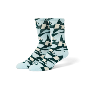 HUF H Star Repeat Sock (Ice Blue) - O/S