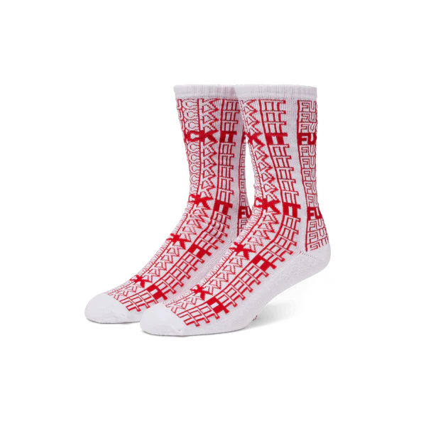 HUF Fuck It Repeat Crew Sock