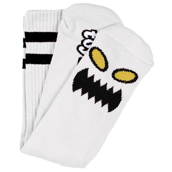 Toy Machine Monster Face Sock - White
