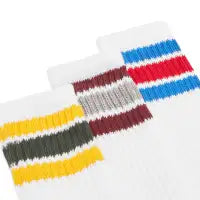 Healthknit Crew Socks 3 Pack | White / Multi