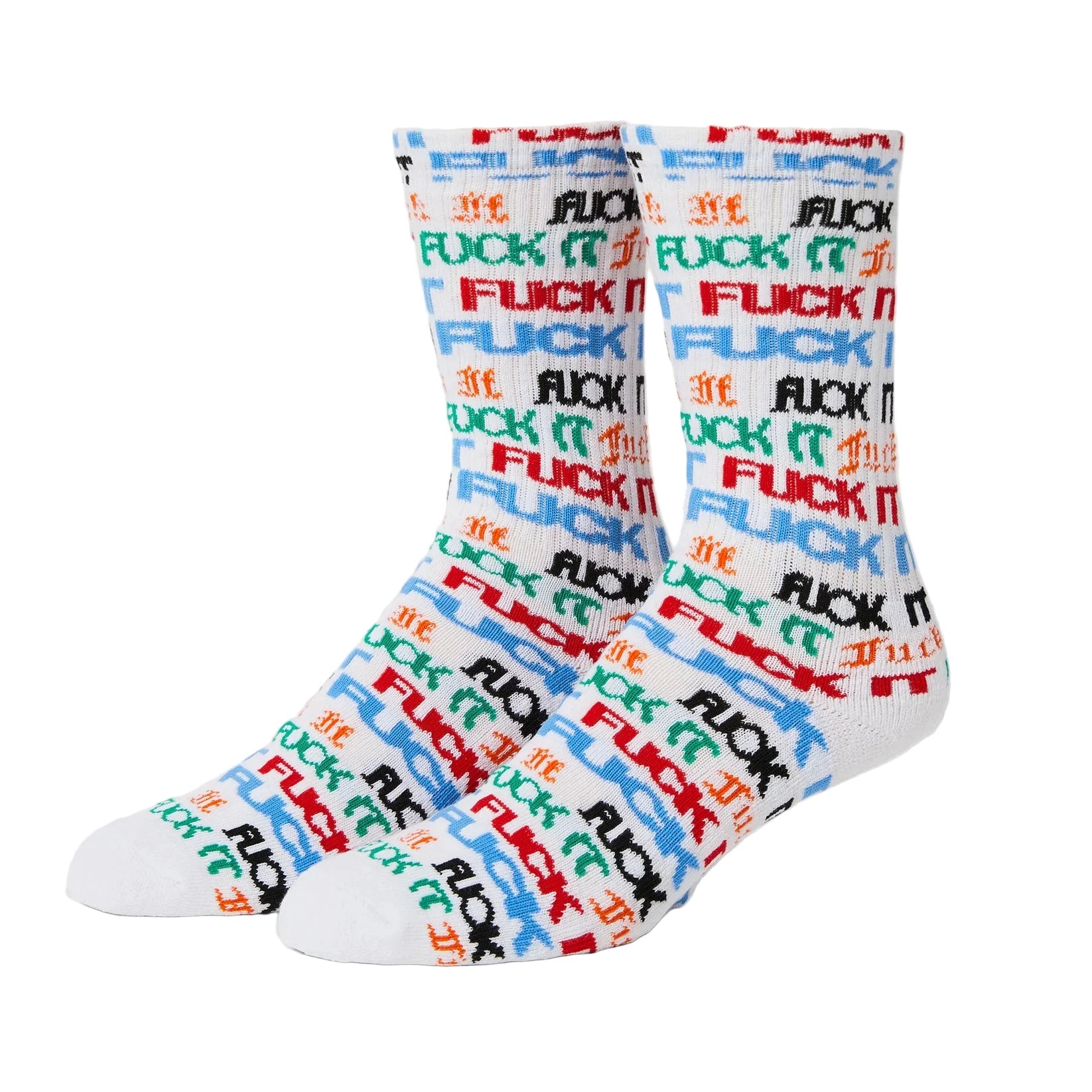 HUF Fuck It Flyer Sock (White)
