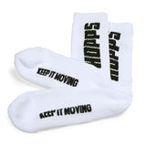 HOPPS - White/Black Socks
