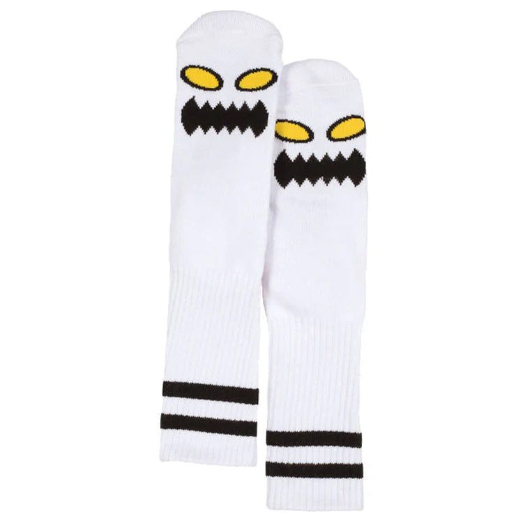 Toy Machine Monster Face Sock - White