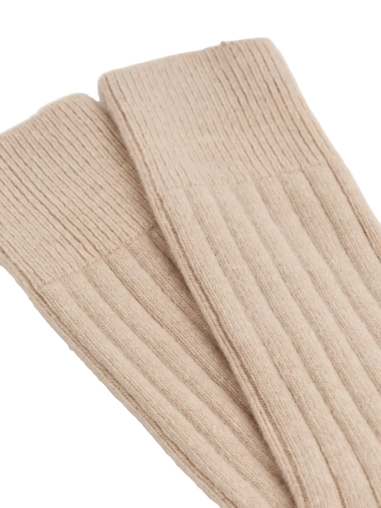 Milky Tea Beige Merino Socks