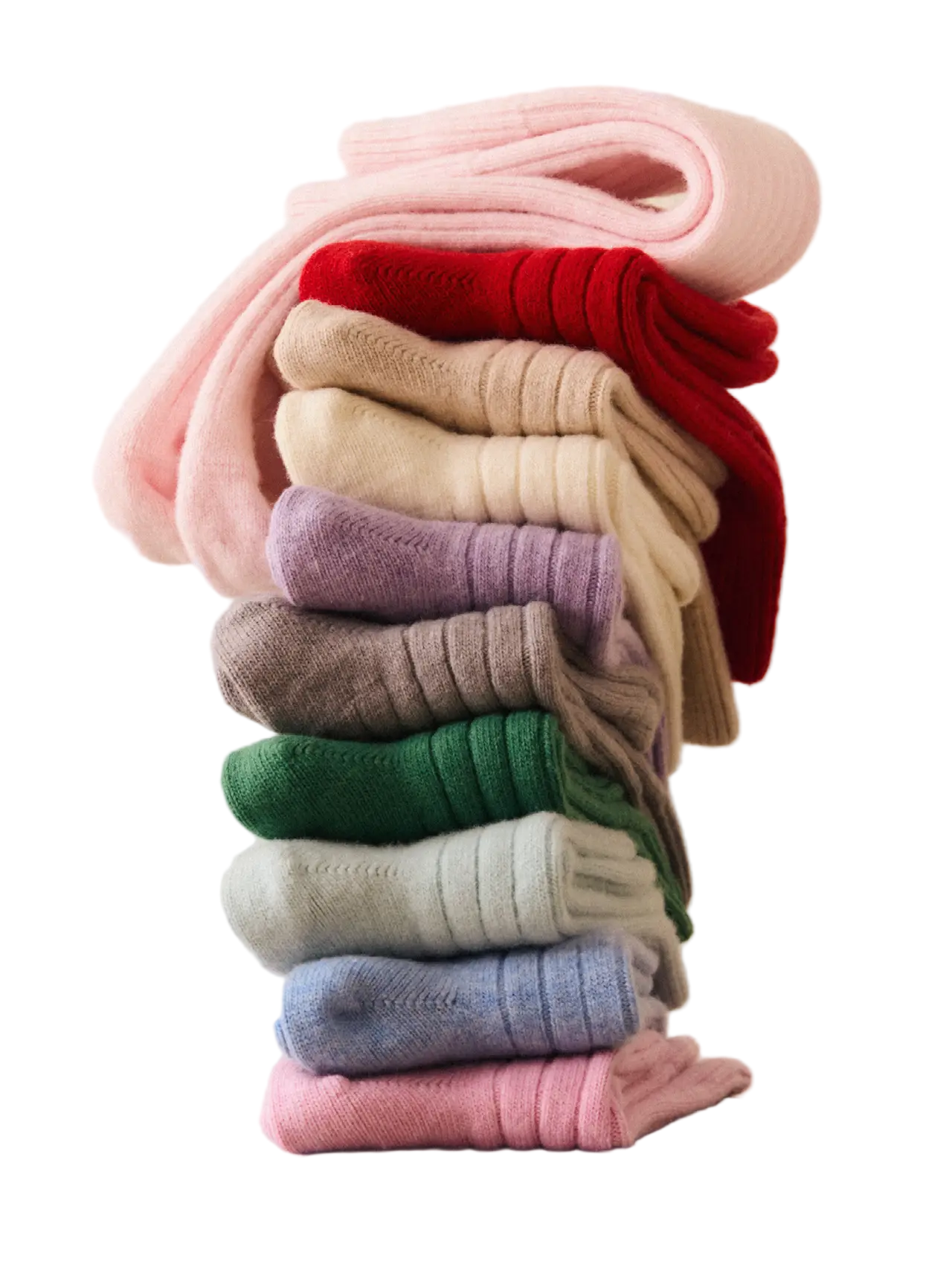 Morning Blue Merino Socks