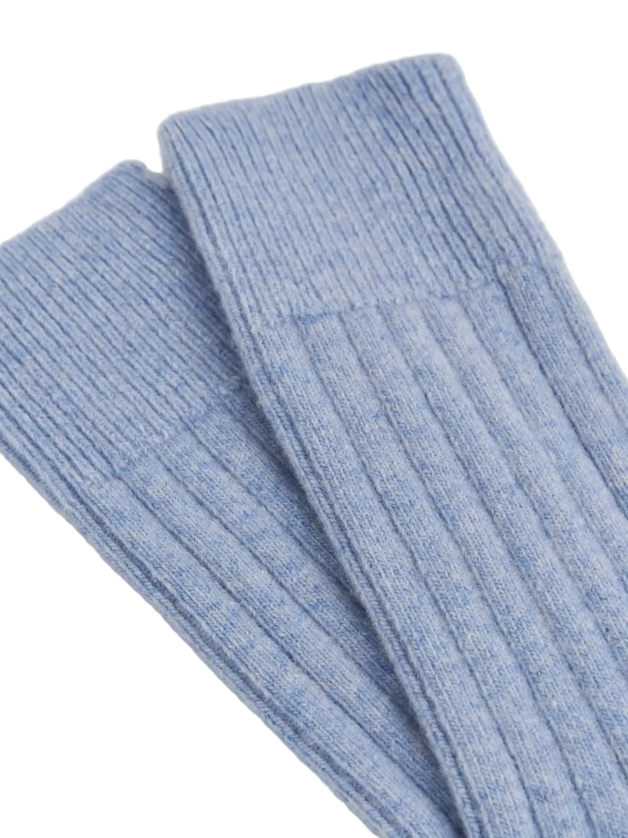 Morning Blue Merino Socks