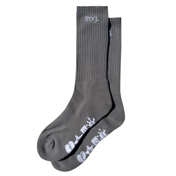 Frog Socks - Charcoal
